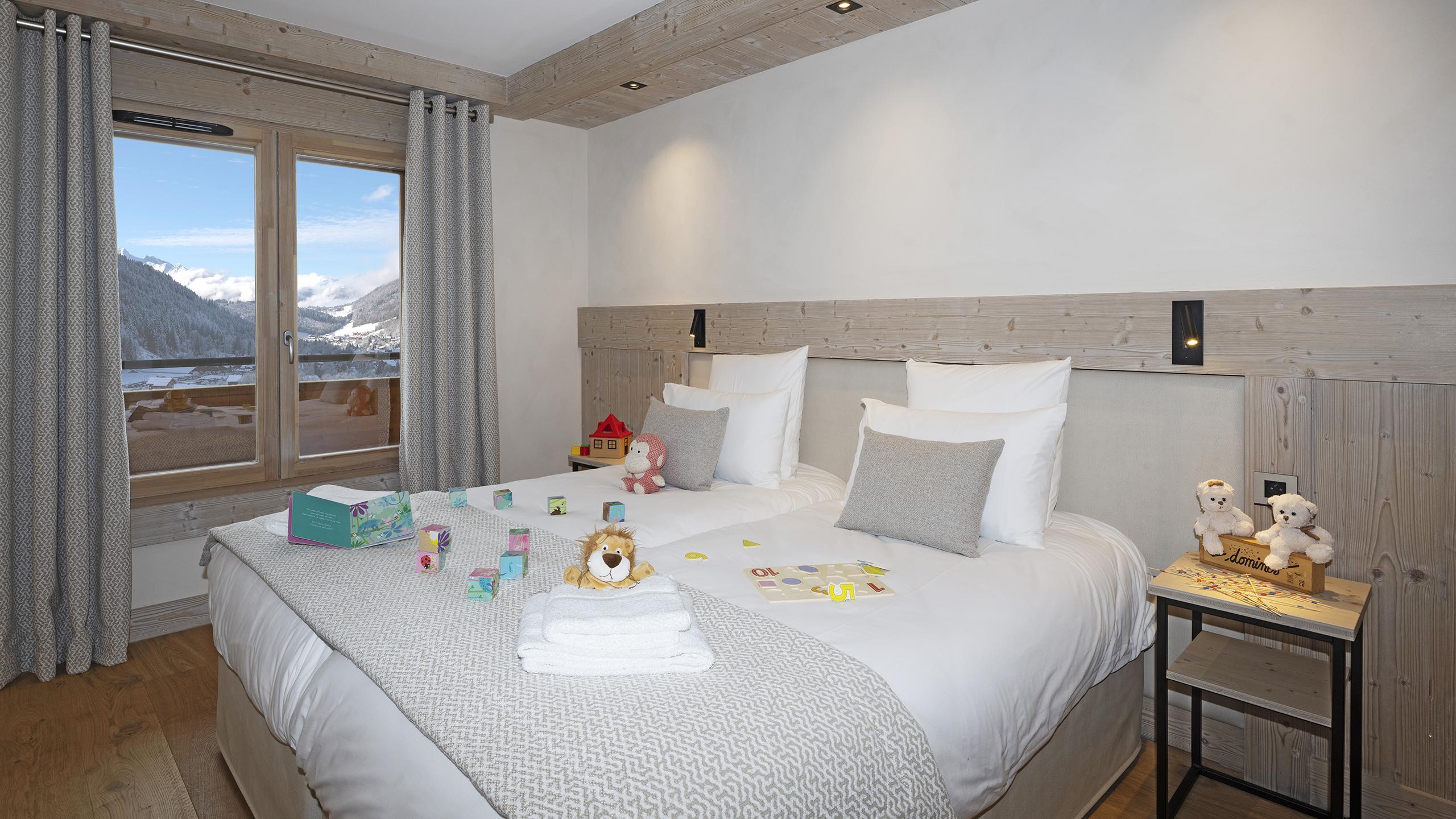 Le Grand Bornand - Chalets de Joy - Chambre enfants - ©Thierry Genand 