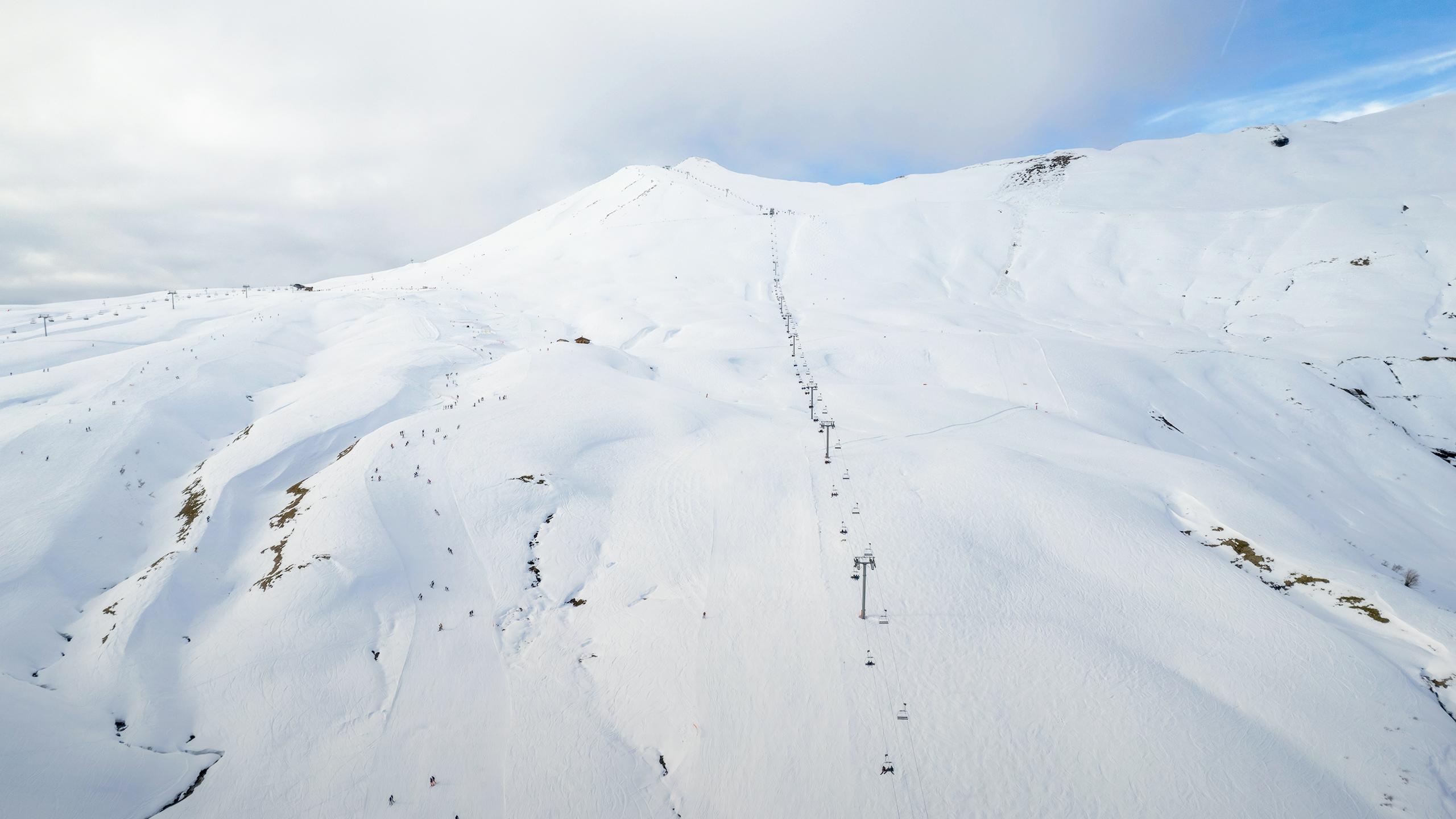 Les Contamines-Hauteluce - Hiver - Domaine skiable des Contamines