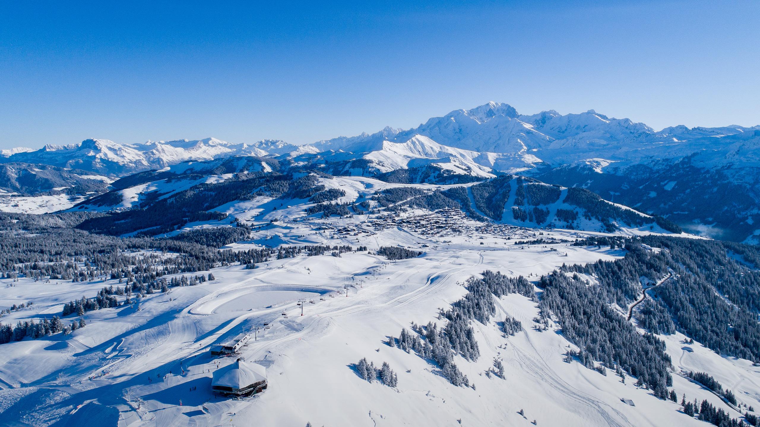 Espace Diamant - Les Saisies - Hiver - Domaine Skiable