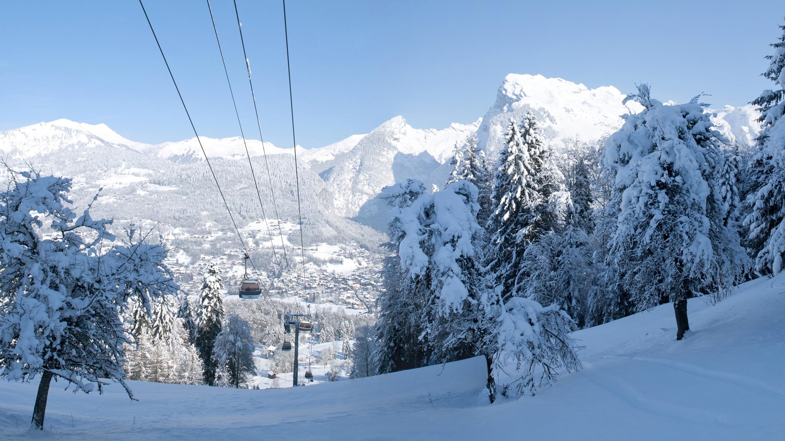 Le Grand Massif - Samoëns - Hiver - Télécabine