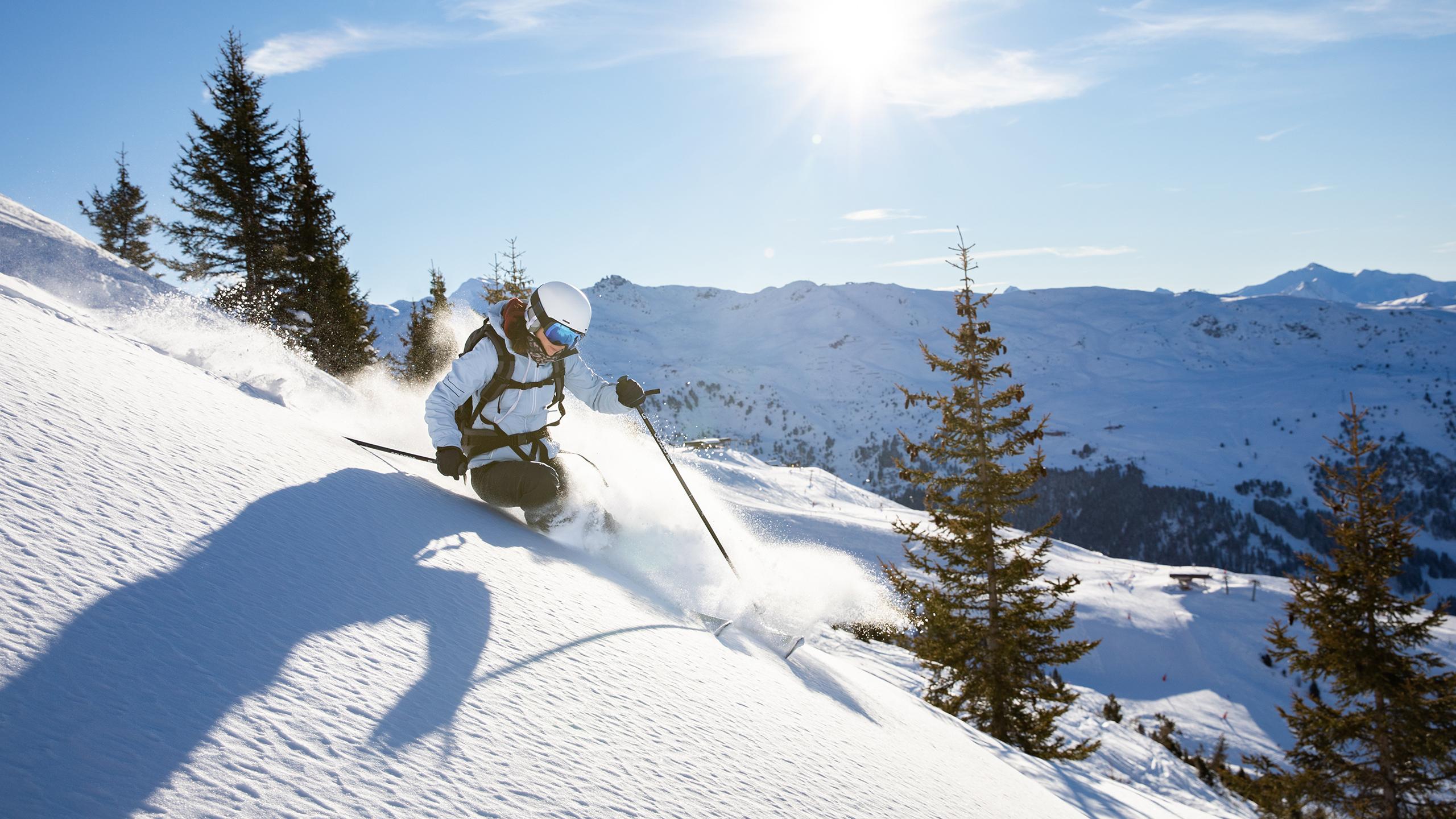 Les 3 Vallées - Méribel - Hiver - Ski hors-piste