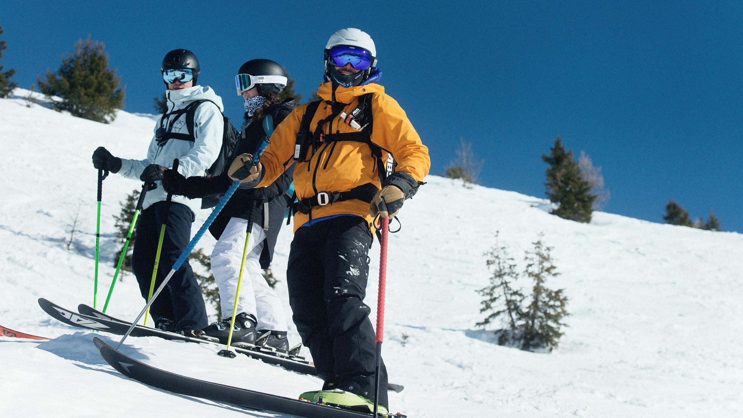 Sainte-Foy-Tarentaise - Hiver - Skieurs