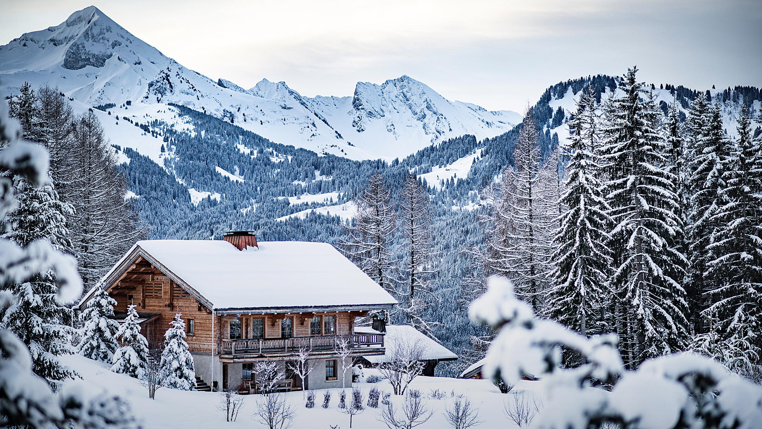 Massif - Aravis - Hiver - Vue sur les sommets