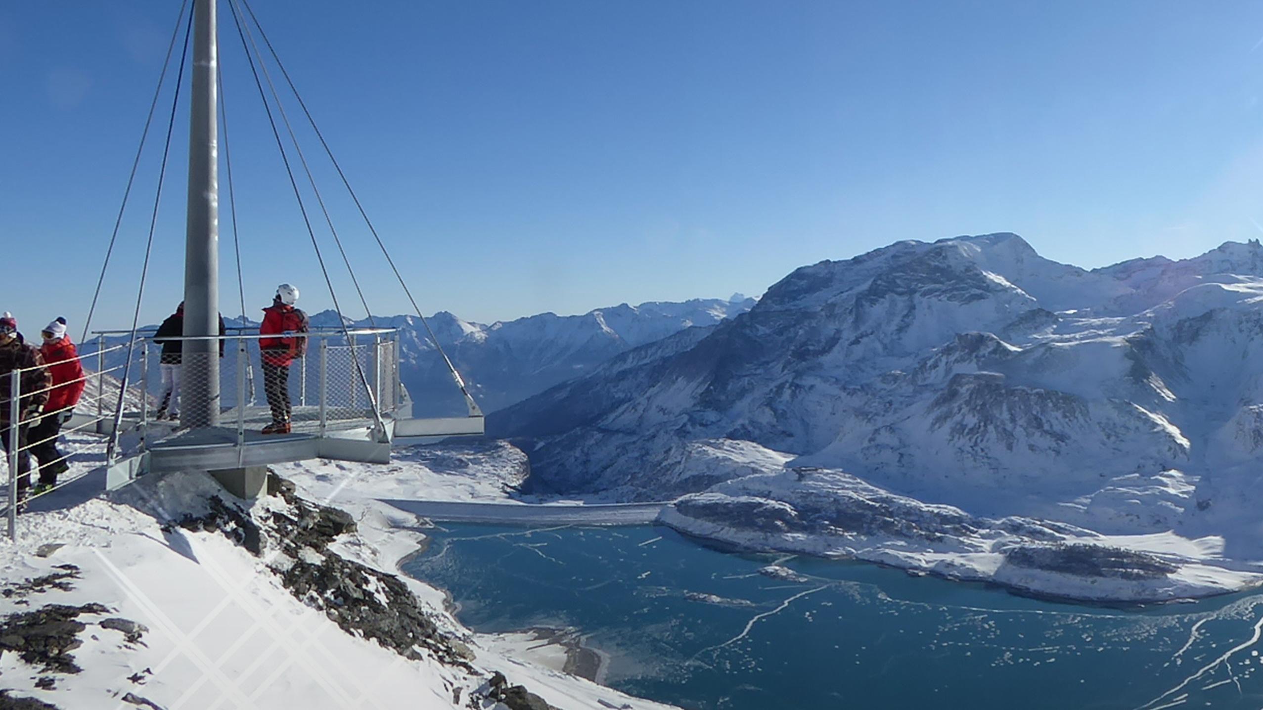 Haute-Maurienne - Val-Cenis - Hiver - Lac du Mont-Cenis