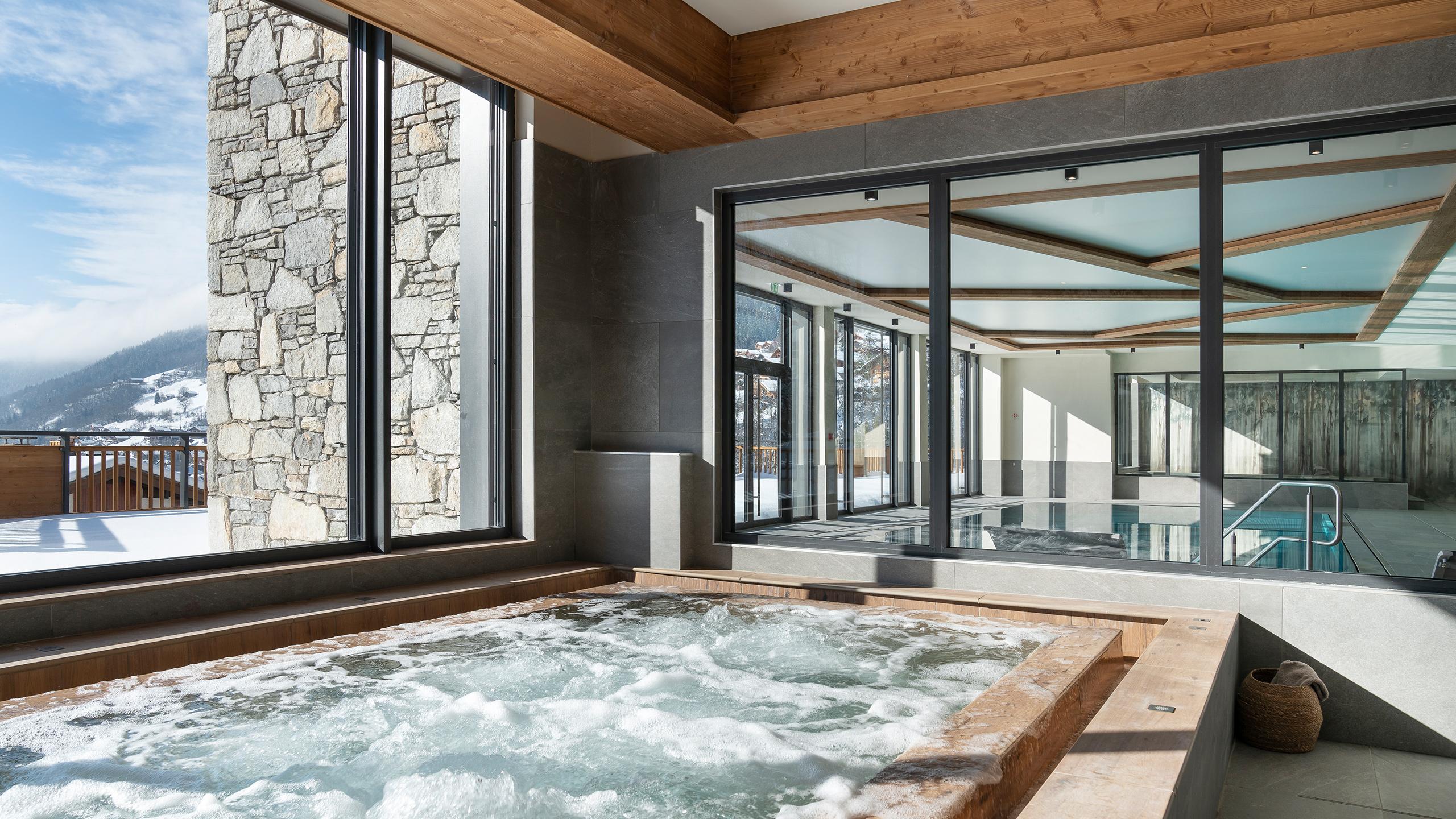 Chalets de Joy - Le Grand-Bornand - Hiver - Bain Bouillonnant