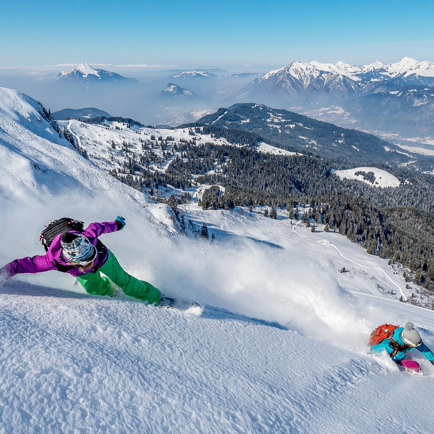 Samoëns - Domaine Skiable Grand-Massif - Skieurs