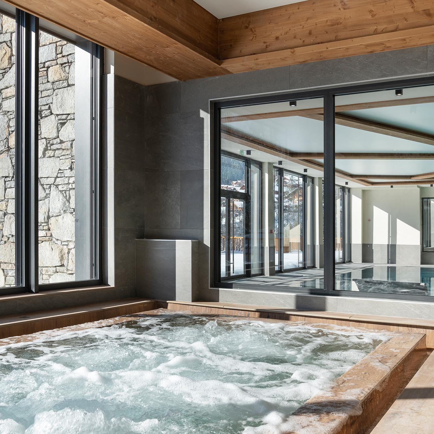 Chalets de Joy - Le Grand-Bornand - Hiver - Bain Bouillonnant