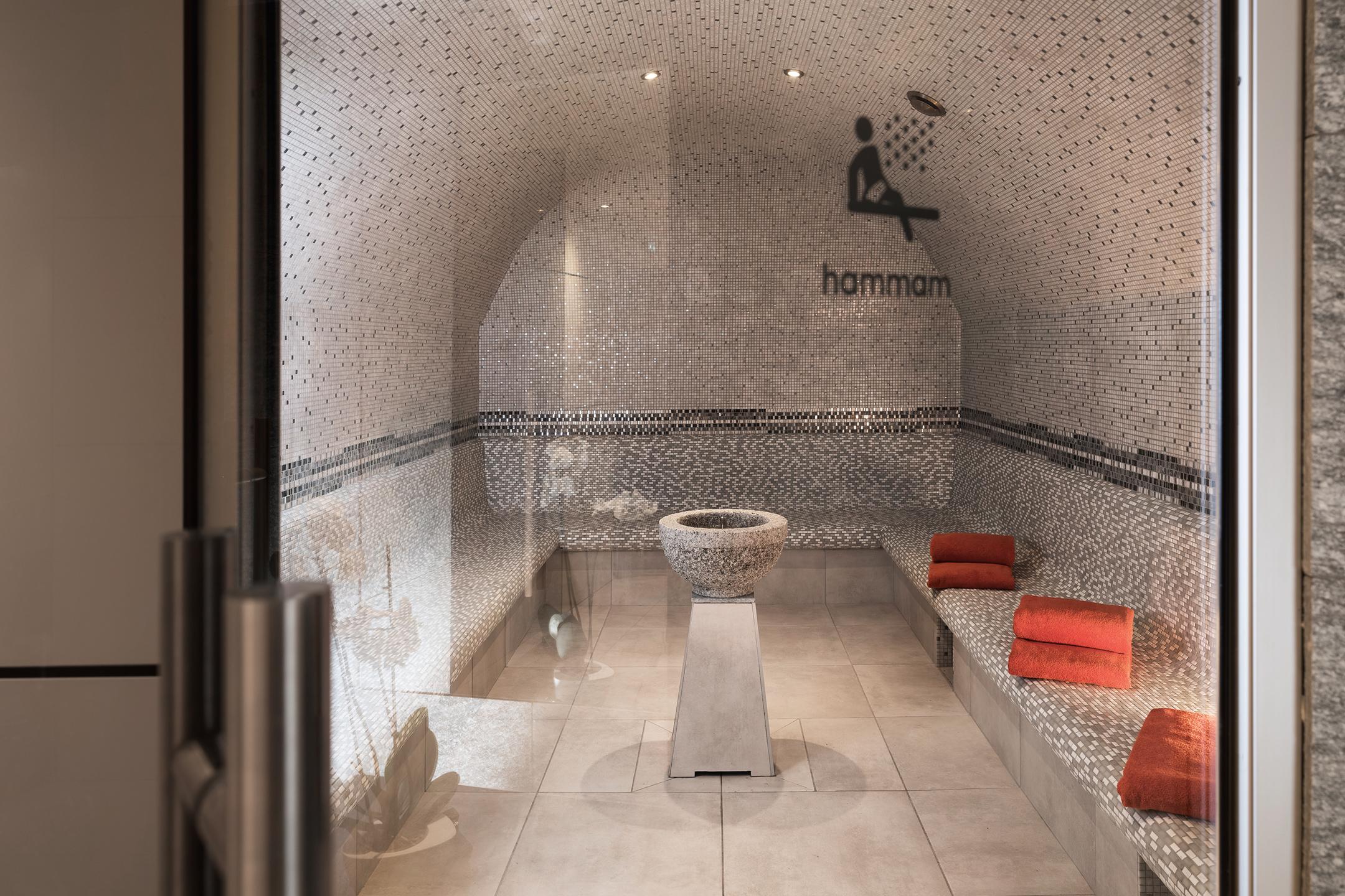 Hammam disponible dans l'espace bien-être d'Akoya à Valmorel