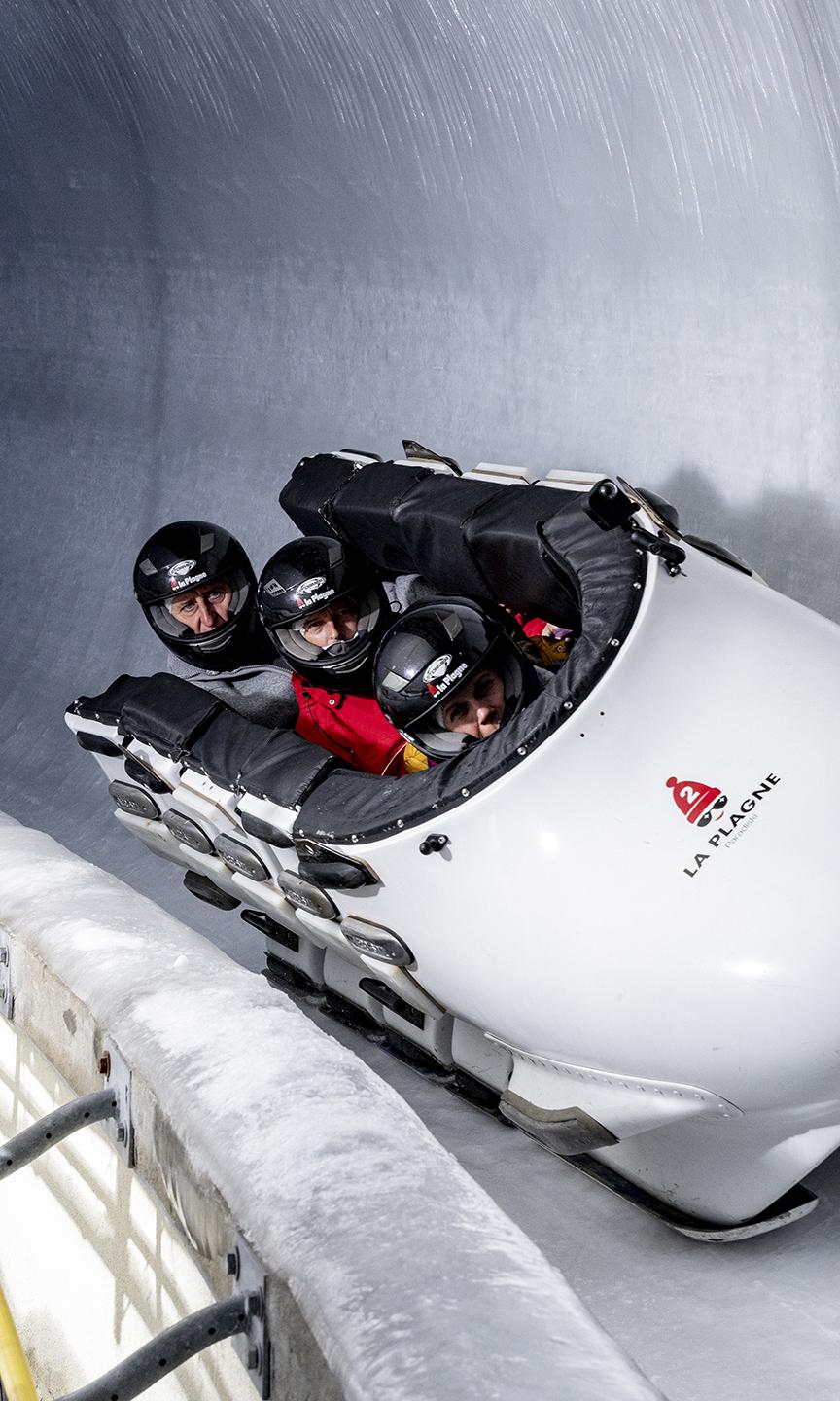 Destination La Plagne - Activités hors-ski - Bobsleigh