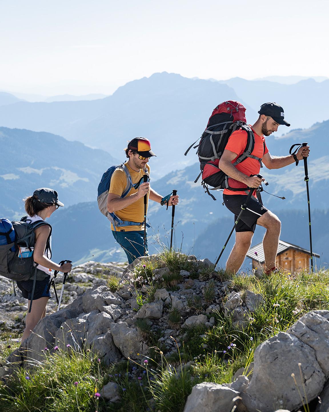 Randonnée sur le domaine du Grand-Bornand, dans le Massif des Aravis de Haute-Savoie