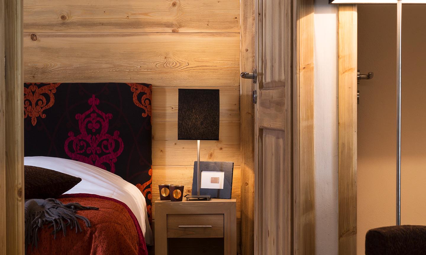 Chambre dans un appartement au sein de la résidence Chalets d'Angèle à Châtel