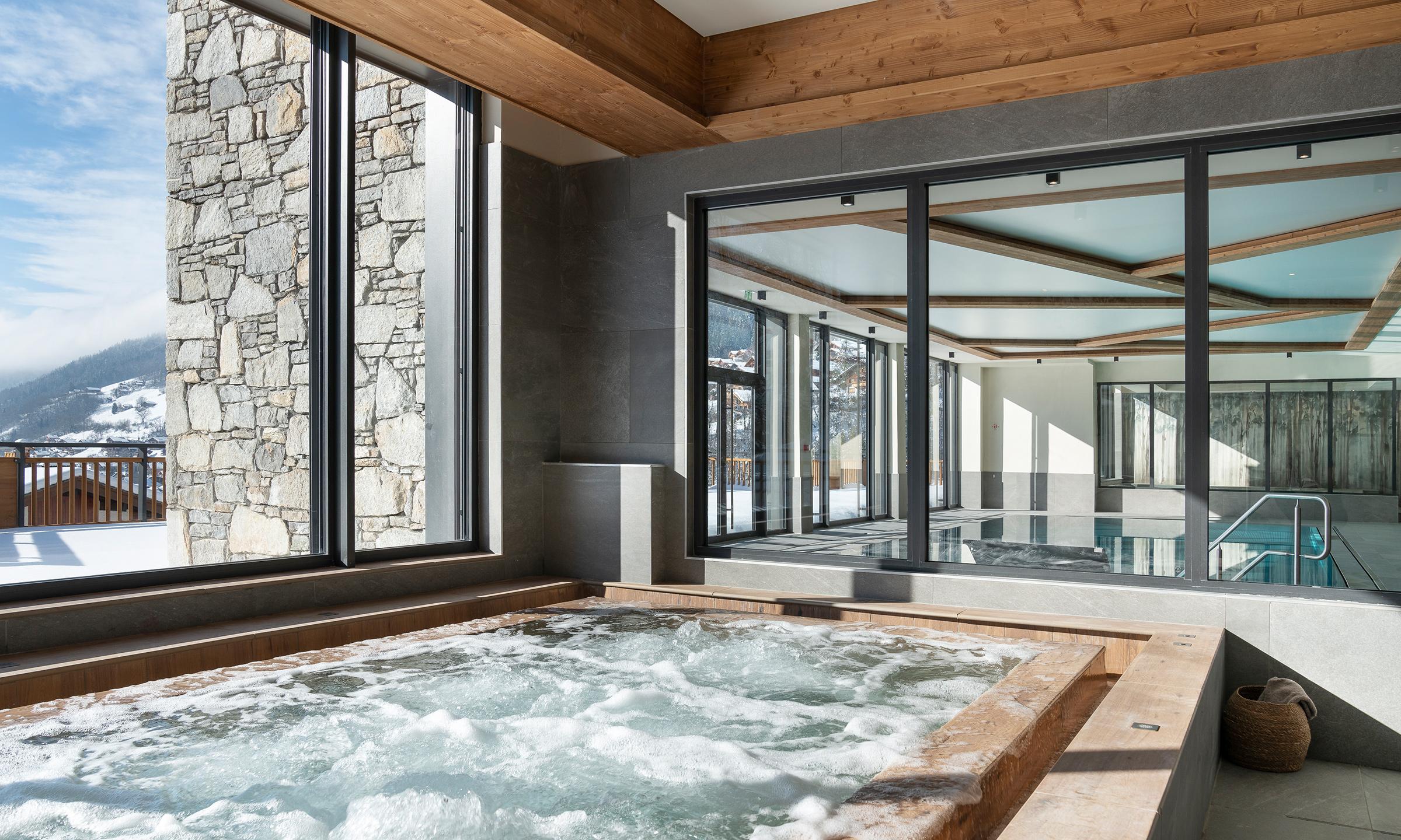 Chalets de Joy - Le Grand-Bornand - Hiver - Bain Bouillonnant